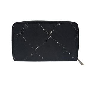 Chanel Old Travel Line Long Wallet Nylon Black